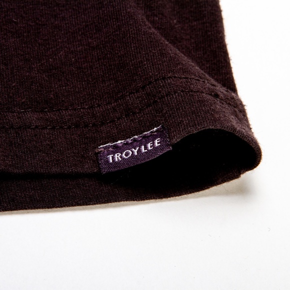 Troy Lee Designs Shirt Boys Medium Short Sleeve Speed Equipment Crew Neck Black - Picture 2 of 3